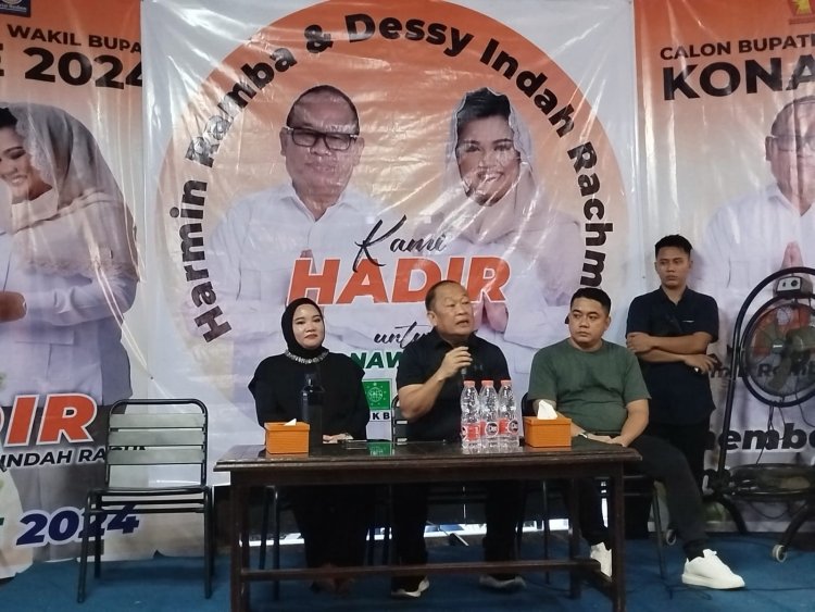 Paslon Bupati Dan Wakil Bupati Konawe "HADIR" Resmi Lounching Posko Perjuangan