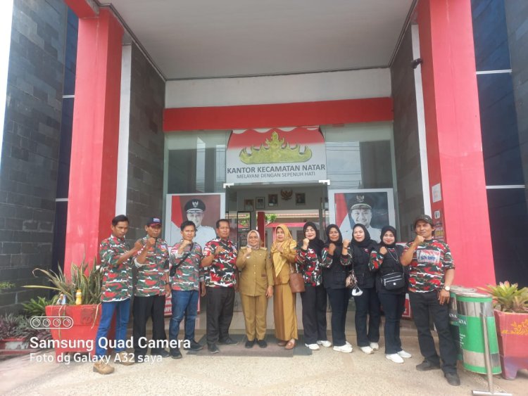 Laskar Merah Putih  MAC Natar, Silaturahmi ke Kecamatan Natar