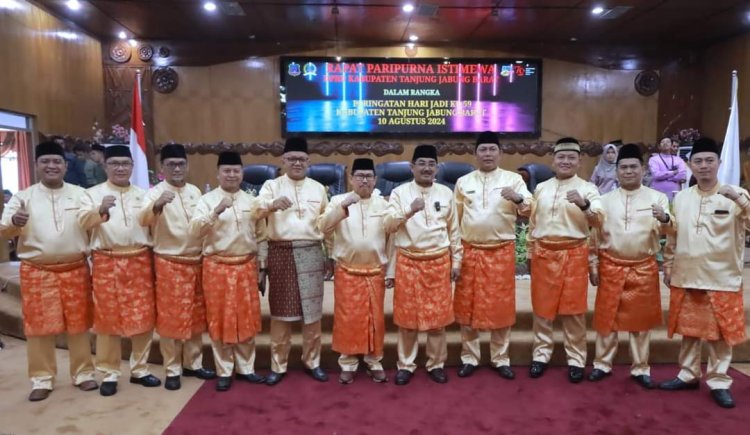 Rapat Paripurna Istimewa  DPRD Tanjung Jabung Barat  HUT Tanjung  Jabung Barat