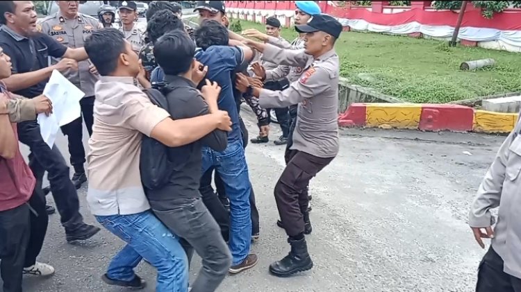 Unjukrasa Minta Copot Kasat Reskrim, 7 Aktiviis Asahan Ditangkap