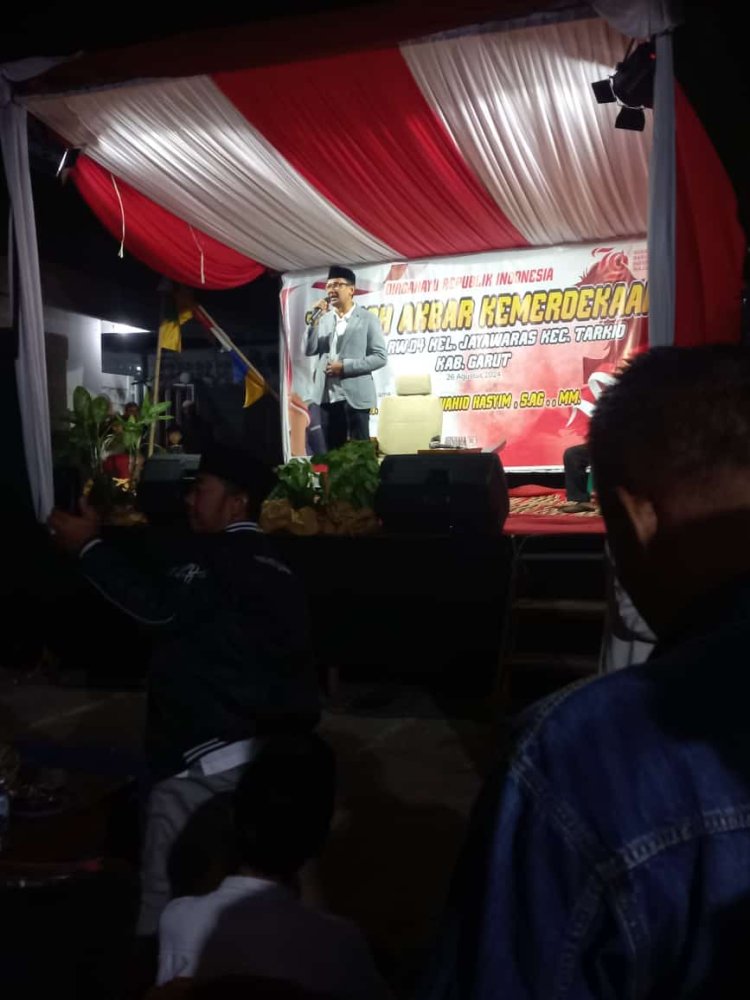 Puncak Hari Kemerdekaan RI Ke -79 Di Kp. Seni Semarakkan dengan Tabligh Akbar