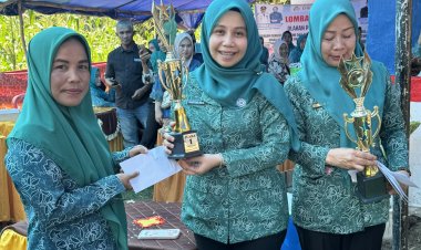 Berbagai Olahan Pangan Lokal Warnai Lomba 10 Program PKK Tingkat Provinsi Di Porabua, Hartini Azis Berikan Motivasi