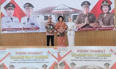 Dr Afrillianna Purba .SH.MH Berikan Apresiasi, Dan Mohon Pamit Kepada Pemkab Serta Masyarakat Way Kanan