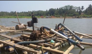 Diduga Tidak Memiliki Ijin Lengkap, Tambang Pasir Didesa Sukabumi Kecamatan Cempaka Tetap Tancap Gas Untuk Terus Beroperasi