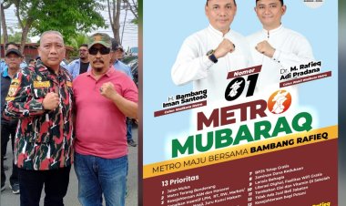 Bambang- Rafieq dapat No urut 1 dalam konteks Pemilihan Walikota dan Wakil Walikota Metro