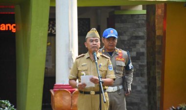 Pimpin apel, Sekda berikan arahan sebagai berikut