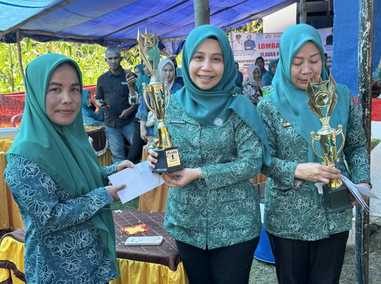 Berbagai Olahan Pangan Lokal Warnai Lomba 10 Program PKK Tingkat Provinsi Di Porabua, Hartini Azis Berikan Motivasi