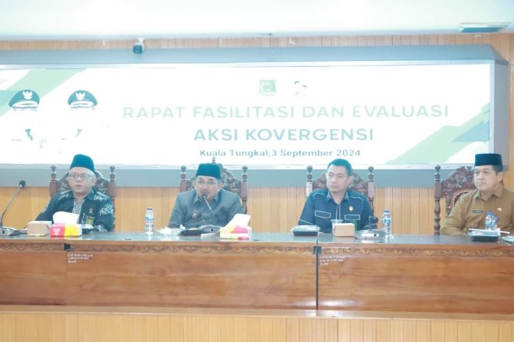 Perkuat Aksi Konvergensi Stunting, Bupati Tanjabbar Pimpin Rapat Evaluasi