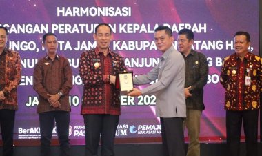 Pjs. Bupati Tanjabbar Dukung Penuh Harmonisasi Peraturan Daerah