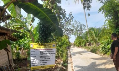 PEKON BANYU URIP KECAMATAN BANYUMAS KABUPATEN PRINGSEWU PROV LAMPUNG MELAKSANAKAN PENINGKATAN JALAN RABAT BETON