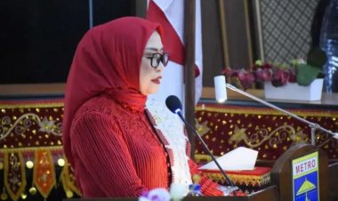 Rapat Paripurna, Ria Hartini Resmi Jadi Ketua DPRD Kota Metro Periode 2024-2029