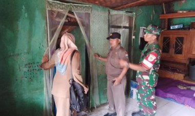 Dua Rumah Di Desa Sukarasa Kecamatan Samarang Hancur Di Terjang Angin Kencang