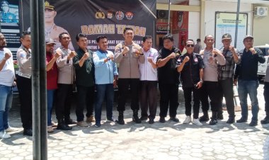 Polres Pesisir Barat Ramah Tamah Dengan Insan Pers Mewujudkan Pilkada 2024 Aman, Sejuk , Damai Dan Kondusif