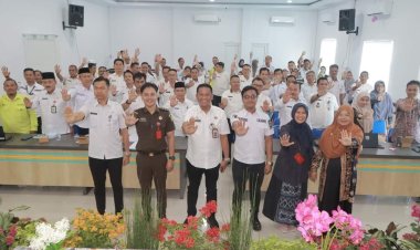 Sekda Resmi Buka Sosialisasi Anti-Korupsi di Lingkungan Pemkab Tanjabbar 