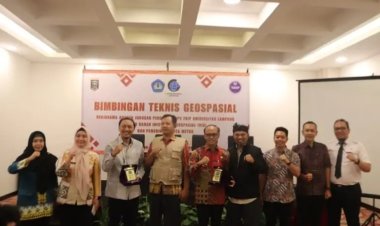 Perwakilan Kecamatan Metro Timur Ikuti Bimtek Geospasial yang Diselenggarakan oleh Pemerintah Kota Metro