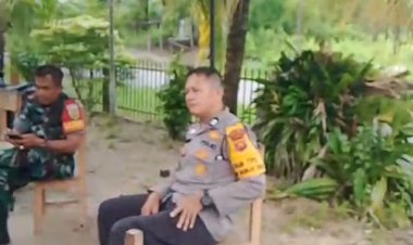 Diduga Langgar Netralitas, Oknum Bhabinkamtibmas Larang Wartawan Liput Hasil Pilkada di Tanjung Jabung Barat