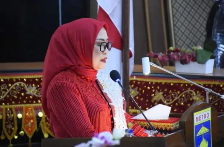 Rapat Paripurna, Ria Hartini Resmi Jadi Ketua DPRD Kota Metro Periode 2024-2029