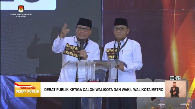 WaRu Kuasai Materi Debat Pamungkas Putaran Ketiga yang digelar KPU Metro