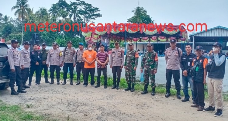 Polres Way Kanan Lakukan Pam Kampanye Terbatas Paslon Pilkada di 4 Titik Lokasi Berbeda