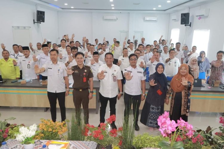 Sekda Resmi Buka Sosialisasi Anti-Korupsi di Lingkungan Pemkab Tanjabbar 