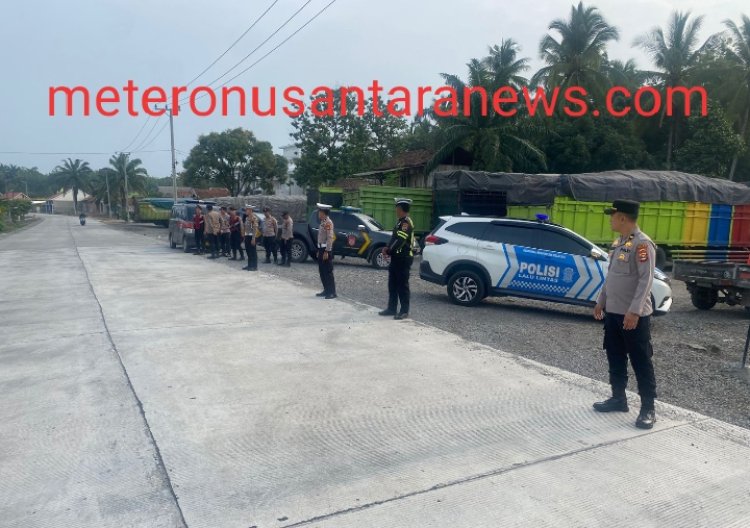 Jamin Rasa Aman Pengendara Dari Pungli, Polres Way Kanan Tingkatkan Patroli di Jalinsum 