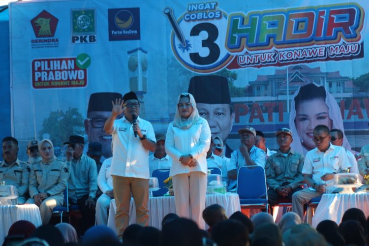 Kampanye Dialogis Di Padangguni, Hirman Sebut Paslon “HADIR” Pantas Pimpin Konawe