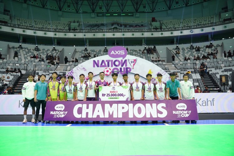 Indonesia Arena, Senayan, Menjadi Saksi Perjuangan Tim Futsal SMA Negeri 4 Metro Meraih Mimpi di Kancah Nasional. 