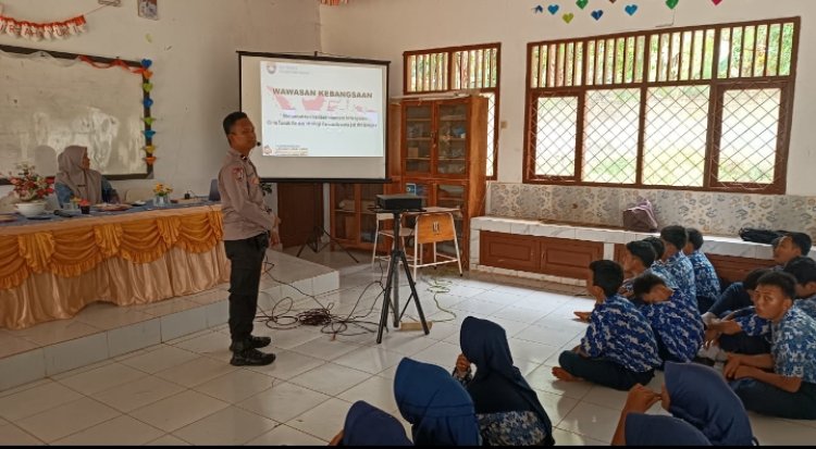 Binluh di SMPN 2 Gunung Labuhan, Polisi Ajak Pelajar Memahami Dampak Pengaruh Judi Online