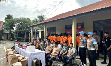POLRES PESISIR BARAT GELAR RILIS AKHIR TAHUN 2024  CAPAIAIN POSITIF DALAM PENAGANAN KASUS DAN KEAMANAN WILAYAH