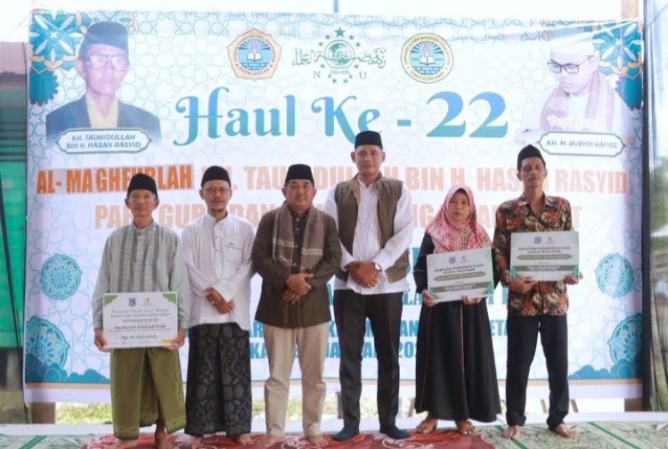 Bupati Tanjab Barat Hadiri Haul Pendiri Madrasah Assalafiyyah dan Harlah ke-62