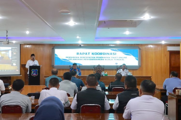 Demi Layanan Prima, Bupati Tanjab Barat Terapkan Sistem Tiket Online di Pelabuhan Penyeberangan 