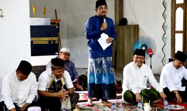 Bupati Anwar Sadat Sampaikan 7 Program Unggulan di Safari Ramadhan Desa Bunga Tanjung