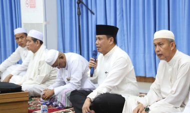 Pemkab Tanjung Jabung Barat Gelar Tausiah Ramadan 1446 H di Rumah Dinas Bupati