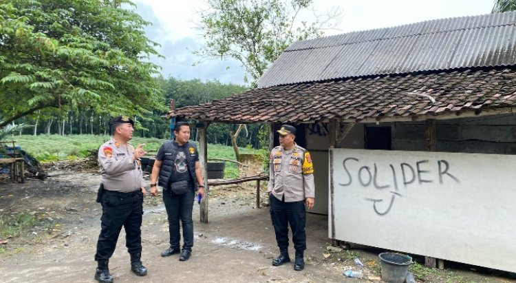 Cegah Pelaku Kejahatan Terhadap Pengemudi Angkutan, Polisi Sisir Arus Lalulintas di Jalinsum Way Kanan