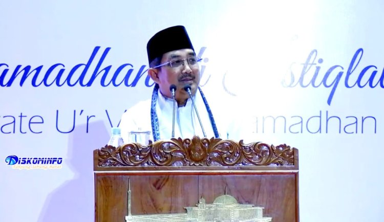 Dihadapan Para Menteri, Anwar Sadat Sampaikan Ceramah di Masjid Nasional Istiqlal Jakarta