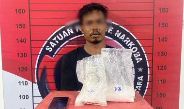 Sat Resnarkoba Polres Aceh Utara Bekuk Pengedar Narkoba, Amankan 860 Gram Sabu