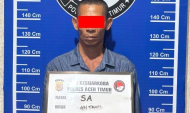 Satresnarkoba Polres Aceh Timur Berhasil Gagalkan Upaya Peredaran Narkoba Jenis Ganja