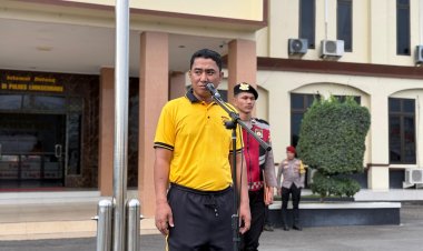 Kapolres Lhokseumawe : Kuatkan Otot dan Bakar Kalori Lewat Olahraga Jumat Pagi