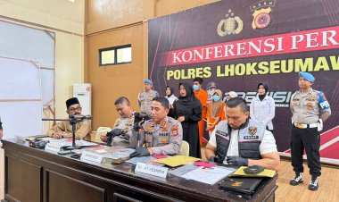 Polres Lhokseumawe Bongkar Praktik Prostitusi Online, Tiga Orang Diamankan