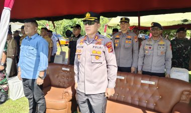 Kapolres Lhokseumawe Hadiri Pembukaan TMMD ke-124 di Simpang Keuramat