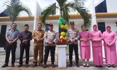 Wabup Katamso Dampingi Kapolda Jambi Resmikan Klinik dan Asrama Baru Polres Tanjab Barat