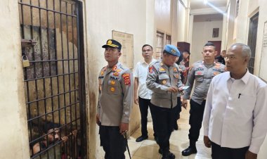 Kapolres Lhokseumawe Tinjau Ruang Tahanan, Ajak Tahanan Perbanyak Ibadah dan Introspeksi Diri