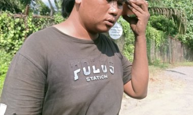 Diduga Mobil Membawa Minyak Ilegal Drilling Milik Salah Satu Oknum Dijambi Mengalami Kecelakaan Di Km 85 Merlung Jambi Kabupaten Tanjabbar