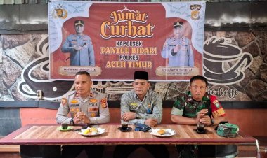 Kapolsek Pantee Bidari Gelar "Jumat Curhat" Bahas Kamtibmas Hingga Isu Sosial