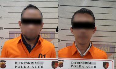 Penyidik Polda Aceh Tahan Dua Karyawan Bank Aceh Syariah Cabang Bener Meriah