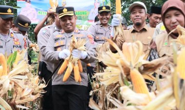 Kapolres Bener Meriah Hadiri Panen Raya Jagung Dukung Ketahanan Pangan Nasional
