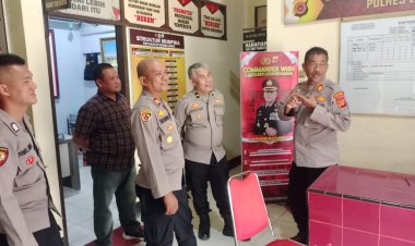 Siwas Polres Lhokseumawe Supervisi ke Polsek Banda Sakti, Perkuat Tertib Administrasi dan Pelayanan Publik