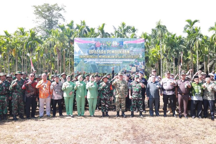 Wabup Katamso Jadi Irup Pembukaan TMMD ke-124: Dorong Pembangunan Jalan dan Kesejahteraan Warga