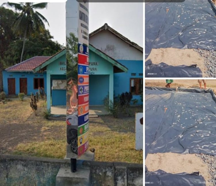 Diduga Pembangunan Jalan Cor Beton Didesa Jayapura Kecamatan Jayapura Kabupaten Oku Timur Tahun Anggaran 2025 Terkesan Asal jadi