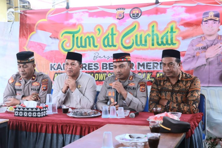 Polres Bener Meriah Gelar Jumat Curhat, Tampung Aspirasi Masyarakat